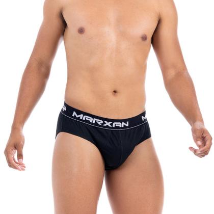 Imagem de Cueca Marxan Slip em Algodão Canelado com Elástico Exposto 89 C/3