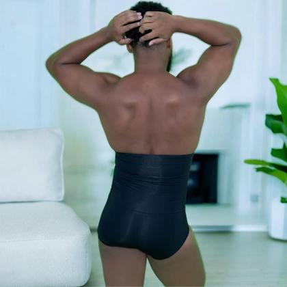 Imagem de Cueca Modeladora De Barriga Short Masculino Cintura Alta