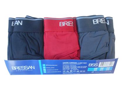 Imagem de Cueca Slip Bressan Em Microfibra Kit Com 6 Unidades.