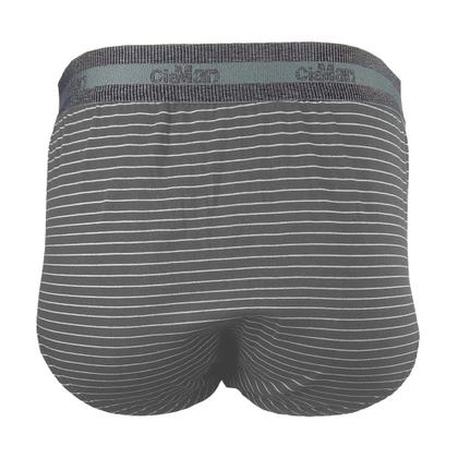Imagem de Cueca Slip Cotton Plus Size CiaMan Risca de Giz SPS42