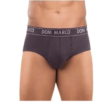 Imagem de Cueca slip Dom Marco em algodão com elástico personalizado 6065