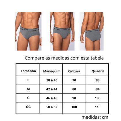 Imagem de Cueca Slip Microfibra sem Costura Lupo 624-003