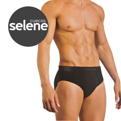 Imagem de Cueca SLip Poliamida Sem Costura Microfibra Masculina Selene
