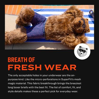 Imagem de Cuecas boxer Pair of Thieves Super Fit, compridas e elásticas em 4 direções (pacote com 3)