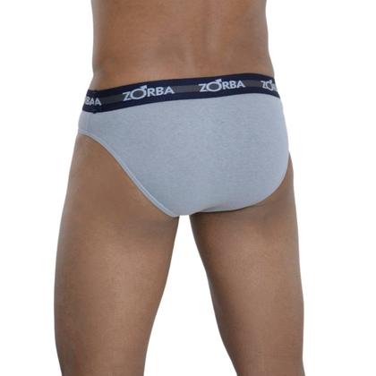 Imagem de Cuecas KIT com 3 slip max em algodão masculina Zorba