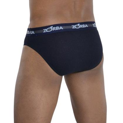 Imagem de Cuecas KIT com 3 slip max em algodão masculina Zorba