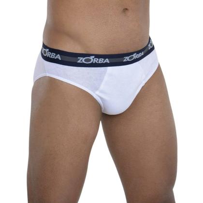 Imagem de Cuecas KIT com 3 slip max em algodão masculina Zorba