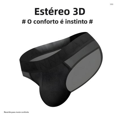 Imagem de Cuecas Masculinas De Baixa Cintura, Design Silhueta Triangular Respirável, Jockstrap Sexy
