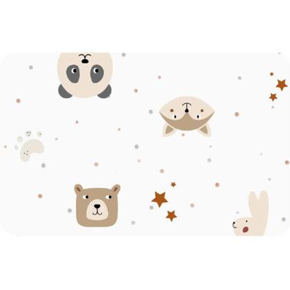 Imagem de Cueiro Bebê Estampado Suedine Minimalista Terracota - Hug