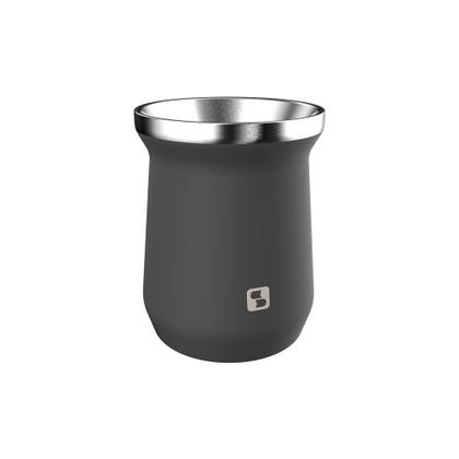 Imagem de Cuia Termica Chimarrão Terere 250ml Everest Inox Cinza