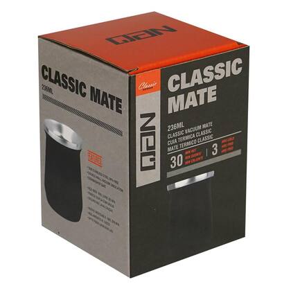 Imagem de Cuia Térmica Neo Classic Mate Preta 236ml