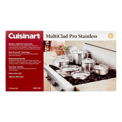 Imagem de Cuisinart Jogo Panelas Aço Inoxidável Tripla Camada 12 Peças