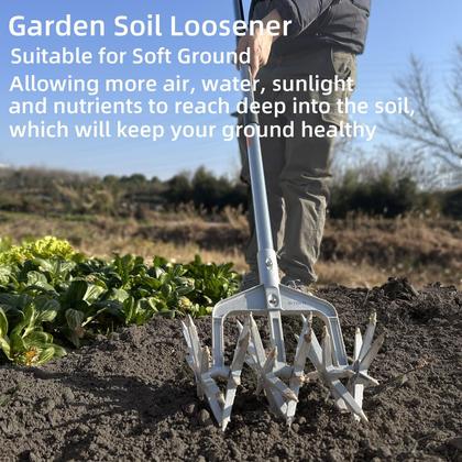 Imagem de Cultivador rotativo KLDOLLAR Ferramenta de jardim com lavrador manual ajustável