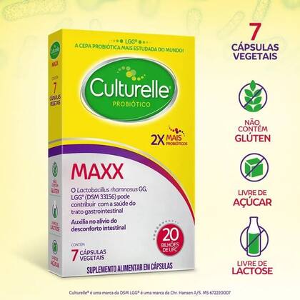 Imagem de Culturelle Probiótico Maxx 20BI 7 cápsulas