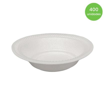 Imagem de Cumbuca de isopor funda 15cm com 400 unidades Ultratherm - Leve e Versátil para Refeições Quentes ou Frias