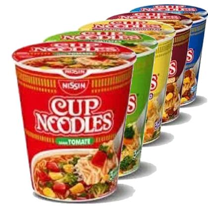Imagem de Cup Noodles Nissin 06 Copos - Sabores Sortidos