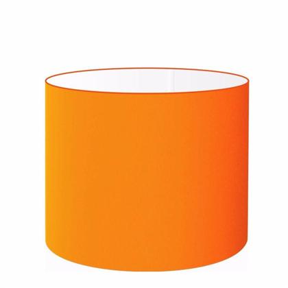 Imagem de Cúpula Abajur Cilíndrica Cp-7021 Ø45x25cm Laranja