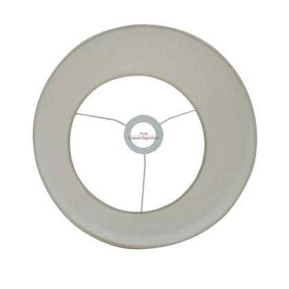 Imagem de Cúpula De Abajur Tecido Algodão 30 cm x 15 cm x 45 cm Soquete Importado Ref 24