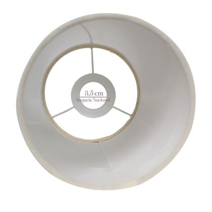 Imagem de Cúpula para abajur luminaria 15x40x15cm de Tecido Algodão Soquete nacional e27 Ref 90