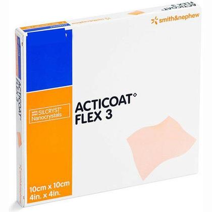 Imagem de Curativo Acticoat Flex 3 10cm x 10cm 2 Unidades 66800399 Smith e Nephew