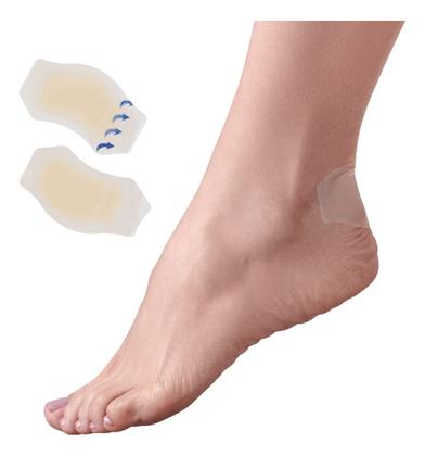 Imagem de Curativo Cicatrizante Hidrocoloide Tenys Pe Baruel Adesivo p/ Bolhas no Calcanhar - Pack c/ 06