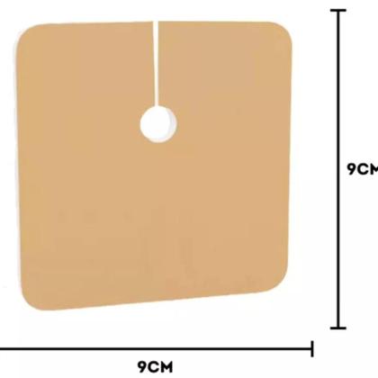 Imagem de Curativo De Espuma Absorvente Macia 9x9cm Traqueostomia 1 Unidade