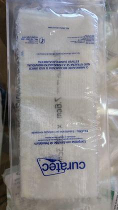 Imagem de Curativo Emulsão Petrolatum Malha Placa Compressa 7,6 X 20,3 2 Envelopes com 1 Unidade cada