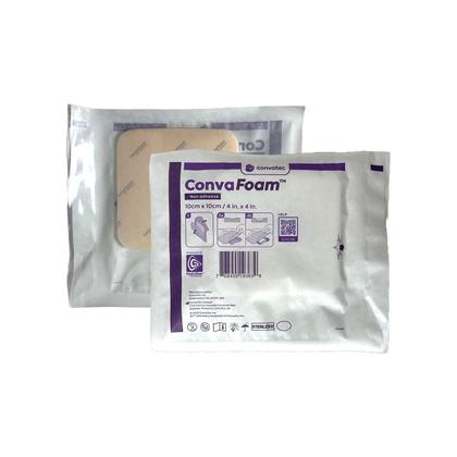 Imagem de Curativo Espuma Estéril Convatec ConvaFoam 10x10cm Sem Adesivo - Proteção e Absorção Avançada - 01 und