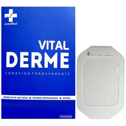 Imagem de Curativo Filme Transparente 10cm x 12cm Vitalderme Kit com 10 Unidades