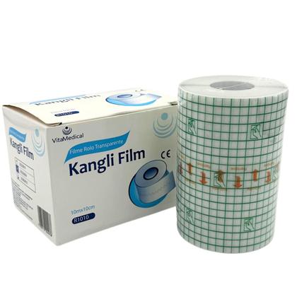 Curativo Filme Transparente Kangli Film Rolo Vitamedical Para Tatuagem 10cm x 10cm Imagem de Curativo Filme Transparente Kangli Film Rolo Vitamedical Para Tatuagem 10cm x 10cm