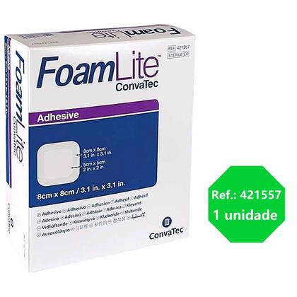 Imagem de Curativo Foam Lite Convatec Adesivo - 421557 8x8cm - unidade