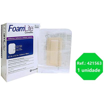 Imagem de Curativo Foam Lite Convatec Adesivo 421563 5.5x12cm - unidade