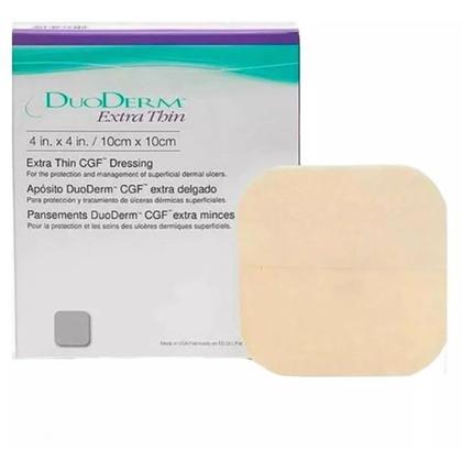 Imagem de Curativo Hidrocoloide DUODERM extra fino 10x10cm cicatrização discreta e confortável - 01 und