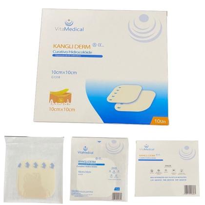 Imagem de Curativo Hidrocoloide Extra Fino 10x10cm cx com 10 Unidades G1318