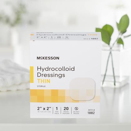 Imagem de Curativo hidrocolóide McKesson Sterile Thin 5 cm x 5 cm 20 unidades