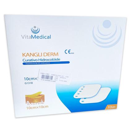 Imagem de Curativo Hidrocolóide Vitamedical 10X10Cm 10 Unidades