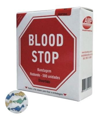 Imagem de Curativo Infantil Bandagem Blood Stop Divertido Redondo Caixa 1000 Unidades