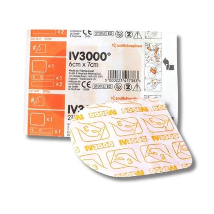 Imagem de Curativo Opsite IV 3000 06cm x 07cm Smith Nephew Kit com 5 unidades