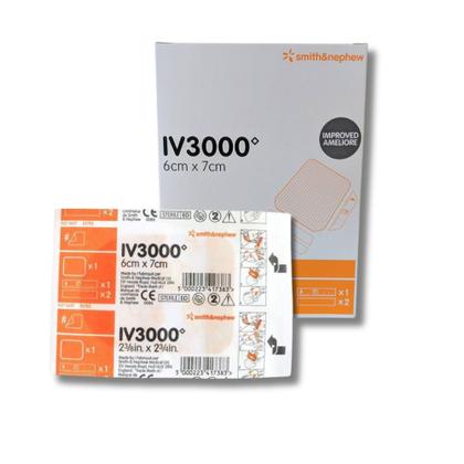 Imagem de Curativo Opsite IV 3000 06cm x 07cm Smith Nephew Kit com 5 unidades