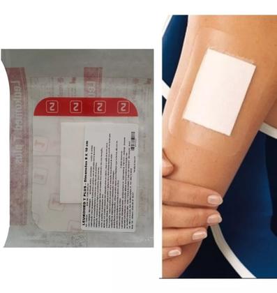 Imagem de Curativo Para Cobertura e Proteção de Curativos Transparent Estéril Fácil Aplicação 8x10cm - 01 Unidade