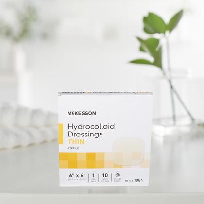 Imagem de Curativo para feridas McKesson Hydrocolloid Thin 15x15 cm (10 unidades)