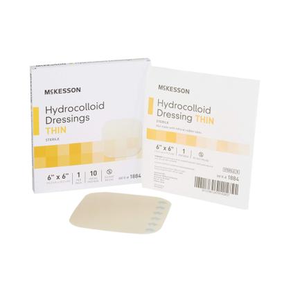 Imagem de Curativo para feridas McKesson Hydrocolloid Thin 15x15 cm (10 unidades)