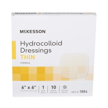 Imagem de Curativo para feridas McKesson Hydrocolloid Thin 15x15 cm (10 unidades)