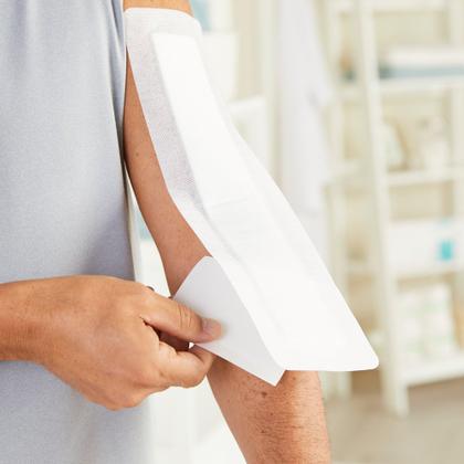 Imagem de Curativo para feridas McKesson Island Sterile 10x36cm 100 unidades