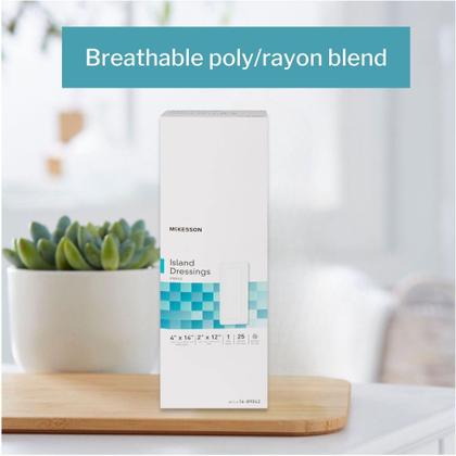 Imagem de Curativo para feridas McKesson Island Sterile 10x36cm 100 unidades