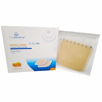 Imagem de Curativo Placa Hidrocoloide Sacral Lombar Feridas Escaras Grande 20x20 - 1 Unidade