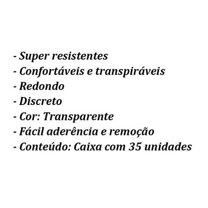 Imagem de Curativo Protetor Transparente Hipoalergênico 18x70mm C/ 35 Unds. Cicatrisan