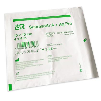 Imagem de Curativo Suprasorb A+ Ag Pro Prata Iônica 10X10Cm 10 Unidade