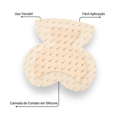 Imagem de Curativo Suprasorb P Sensitive Heel Calcâneo 23,5cm x 25cm 139356 Lohmann & Rauscher 