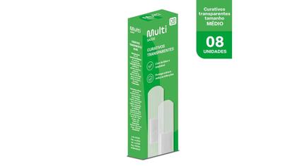 Imagem de Curativo Transparente Caixa com 8un Multilaser Saúde